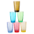 Acrylic Transparent Colored Water Cup Pc Plastic Cup Drop Resistant High Temperature Resistant Bar KTV Beer Steins