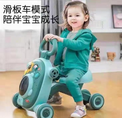 Factory Wholesale New Children's Hand Push Scooter Walker Music Walker