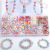 32 Grid Children String Beads Handmade DIY Beaded Bracelet Educational Girl Toy String Beads Braided Bracelet Acrylic