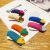 Korean Color Suede Thickening Sponge Cloth Hairpin Hair Accessories Color Blocking Girl Love Side Clip BB Clip