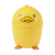 Desktop Trash Bin Mini Lift the Lid Cartoon Shape Small Yellow Duck Trash Can with Lid Japanese Household 