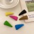 Candy Color Leather Barrettes Side Clip Cute Triangle BB Clip Bang Clip Japanese and Korean Lovely Fancy Hairpin Internet Celebrity Hair Accessories