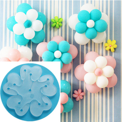 Wholesale Style Balloon Accessories Plum Blossom Card Clamp Wedding Room Decoration Layout Flower-Shaped Balloon Clip New Five-in-One