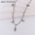 New Fashion Exquisite Butterfly Love Stainless Steel Necklace Manufacturer Hot-Selling New Arrival Titanium Steel Necklace