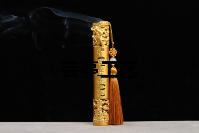 New Shelves
Golden Hoop Stick Short Incense Burner
Material: Alloy
Size: Diameter 2cm, Height 12.5cm