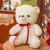 Little Bear Doll Doll Teddy Bear Cute Ragdoll Plush Toy for Boyfriends and Girlfriends Christmas Birthday Gift