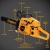 WORKSITE 52cc Gas Chainsaw Machine Tree Cutting 