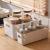 Thick White Japanese-Style Storage Box Organizing Sundries Storage Basket Storage Box Wardrobe Plastic Box for Wholesale