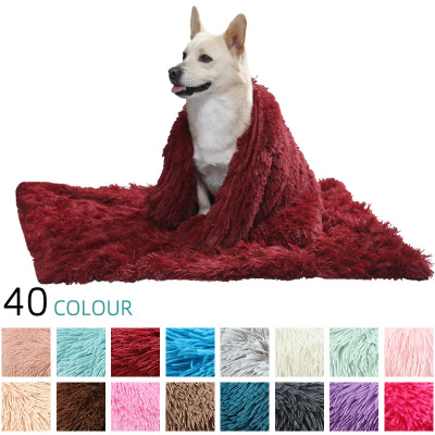Pet Blanket All-Season Warm Dogs and Cats Cover Blanket Kennel Pad Pet Bedding Cross-Border Plush Pet Blanket