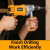 WORKSITE Professional Level Portable Impact Drill Power Drill