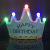 Birthday Party Decoration Led Luminous Crown Hat Baby Full-Year Hundred Days Layout Birthday Hat Children's Party Supplies