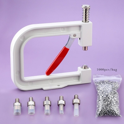 Ornament DIY Accessories Pearl Attaching Machine Pearl Mounting Press Clothing Tools Rivet Repair Clothing Bag Beading Device
