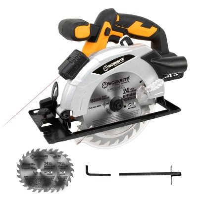 WORKSITE 20V Battery Circular Saw 4000RPM Power Saws Electric