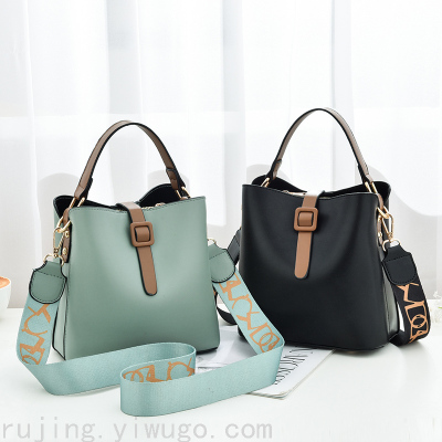 Fashion Simple Bucket Bag Trendy Women's handbag tote Bags elegant Crossbody Bag 14289