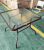 Spot Price 80cm Outdoor Rain-Proof Tempered Glass Dining Table Balcony Square Coffee Shop Table