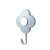 Jiujiu Fashion Simple Strong Sticky Hook Creative Invisible Screw Hole Hook Bedroom Wall Door Back Wall Clothes Hook