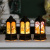 Decorated Christmas LED Light Christmas Candle Holder Small 