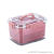 S42-2058 AIRSUN Kitchen Refrigerator Storage Box Vegetable and Fruit Draining Storage Box Dustproof with Cover Crystal Transparent Sealed