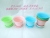 Factory Direct Sales Plastic Flowerpot Candy Ribbon Base Small Flower Pot Multicolor