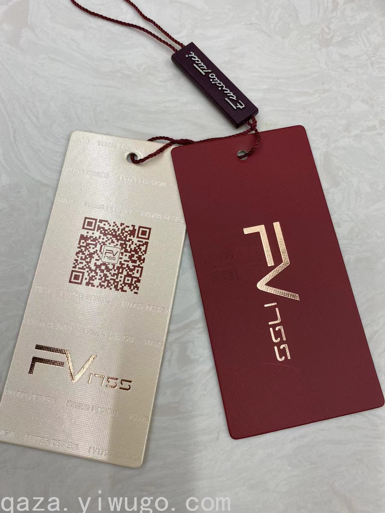 服装领标布标签吊牌吊粒水洗标唛主商标定制设计