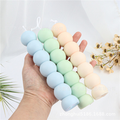 Korean Ins Sugar-Coated Haws on a Stick Candle Mold Diy6 7 8-Layer Lollipop Chocolate Set Factory in Stock