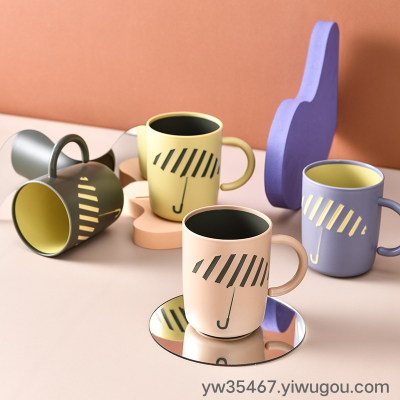 C26-0504 AIRSUN Minimalist Cup Tooth Glass Suit Female Tooth Mug Couple Creative Wash Cute Cup