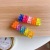Korean Style Ins Girl Candy Color Rainbow Soft Candy Bear Barrettes Color Jelly Hair Clip Side Clip Bang Clip Headdress