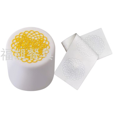 Round Hollow Lace Silicone Mold Cake Lace Decoration Lace Mold Chocolate Decoration Mold
