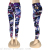 Yoga Clothes Cropped Pants Tie-Dyed Vest Workout Bra Yoga Pants Suit Floral Leggings Women's Sportswear