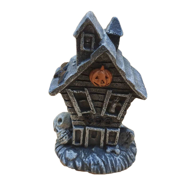 2021 Latest Designs Resin Crafts Gift Small Haunted House Li