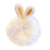Korean Cartoon Rabbit Ears Plush Hair Ring Sweet Cute Hair String Ponytail Bun Headband Rubber Band Girls' Hair Accessories