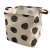 New Creative Polka Plaid Black and White Laundry Basket Dormitory Home Storage Basket Foldable Large Capacity Buggy Bag