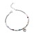 Colored Loving Heart Moonstone Bracelet S925 Silver Original Handmade Series Bracelet All-Match and Sweet Cute