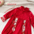 Girls New Year Clothes 0-6 Years Old Baby Girl Suit Children Suit for the New Year Velvet Padded Dress + Hanfu Top Ct052