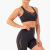 European and American New Hot Yoga Clothes Women High Waist Workout Shorts High Elastic Mesh Sports Bra Yoga Suit Women