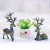 Factory Wholesale Creative Style Coupled Deer Car Decoration Decoration Resin Decorations Automobile Crafts Decoration in Stock