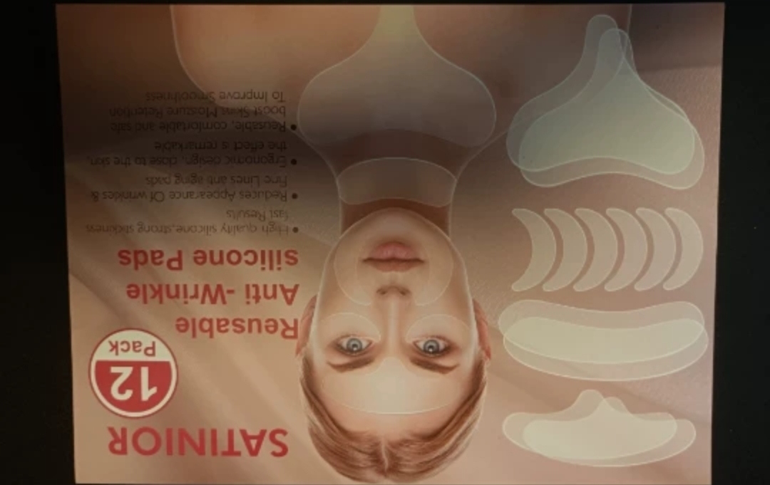 12件套可重复使用硅胶贴纸面部前额颈部眼垫贴片套装外贸专供