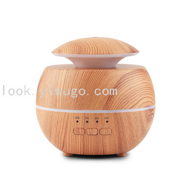 Fragrance Mini Colorful Essential Oil Lamp Wood Grain Timing Aroma Diffuser Spray Diffuse Humidifier Office Home