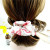 Korean Style Crane Cloth Flamingo Cloth Hair Ring Large Intestine Ring Hair Accessories New Printing Hair Band Headdress Wholesale