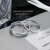 925 Silver English Letters You Make Me Complete Ring Pair for Couple Male and Female Personality Wind Open Mouth Forefinger Ring Knuckle Ring