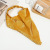 2021 New European and American Ladies Baotou Silk Scarf Hair Band Solid Color Elastic Plastic Square Scarf Headwear Hair Ring Wholesale