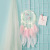 Self-Created New Creative Home Crafts Dreamcatcher Ins Style Girly Heart Gift Colorized Butterfly Wind Chimes Pendant
