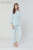 Bamboo Fiber Pajamas Suit Split Bathrobe Autumn and Winter Soft and Comfortable Absorbent Women's Bath Clothes