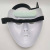 White and Black Two-Color Thriller Hell Princess Mask Cos Dance Hip Hop Mask Haunted House Dress up Decoration Props