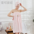 Moka Embroidered Bath Skirt Shower Cap Set Coral Velvet Absorbent Bath Towel for Women Strapless Dress