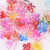 Acrylic Transparent Candy Color Five Petal Flower Ornament Accessories DIY Ornament