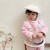 Girls' Suit Tang Suit Chinese Style Pink Hanfu Children Clothes Baby Thickened Children's Clothes Baby New Year Clothes