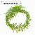 Gold Leaf Artificial Wicker Plant Rattan Plastic Flowers Wall Hanging Ceiling Decorative Greenery Wall Fake Weeping Willow Gold Powder Christmas Flower