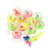6. 5cm Diameter Crystal Elastic Ball Flash Hairtail Glowing Water Ball Cartoon Jumping Ball Children's Toys Wholesale
