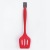 China factory price free sample colorful food cooking frying silicone leakage shovel